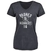 Women's San Diego Padres ＃16 Terry Kennedy Navy Branded Base Runner T-Shirt