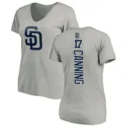 Women's San Diego Padres ＃17 Griffin Canning Ash Backer Slim Fit T-Shirt