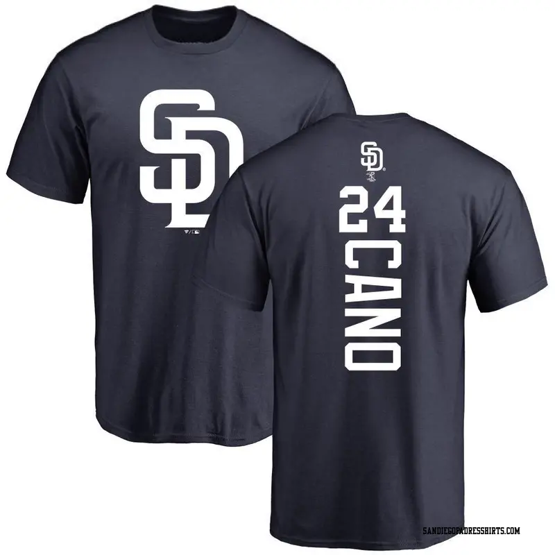 Youth San Diego Padres ＃24 Robinson Cano Navy Backer T-Shirt