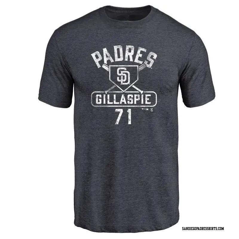 Youth San Diego Padres ＃71 Logan Gillaspie Navy Base Runner T-Shirt